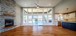Renovated spaces can be open and inviting.